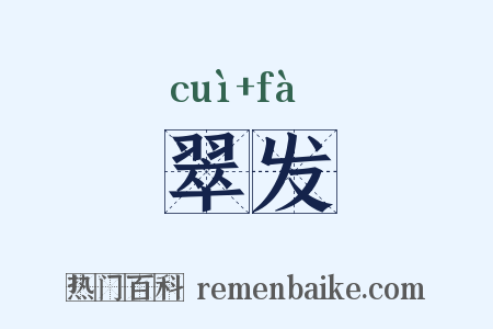 翠发是什么意思的图片